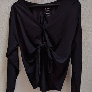 ADAY That's A Wrap Black Top